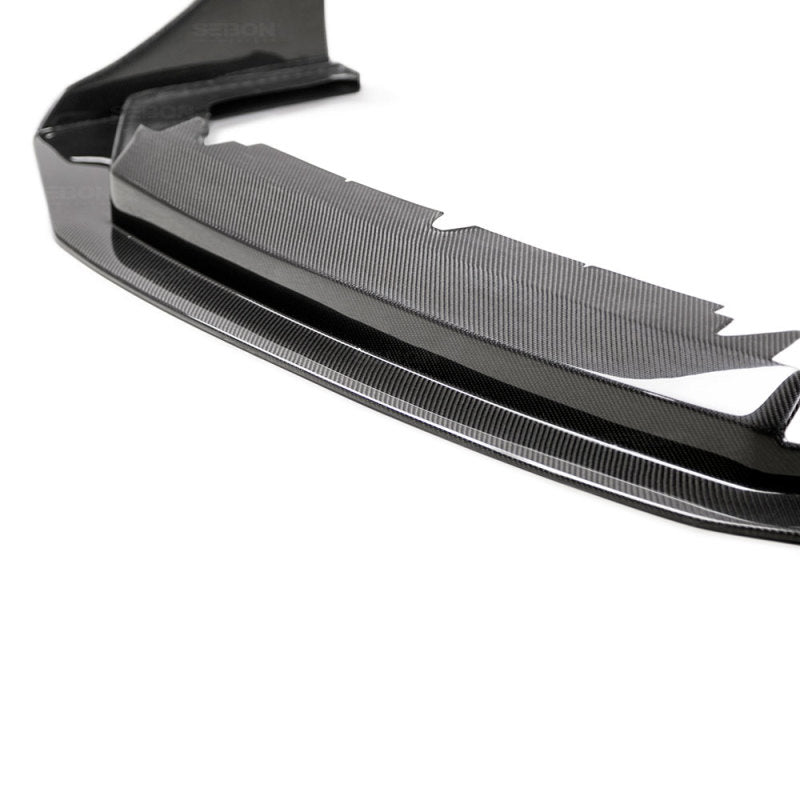 Seibon FL18SBIMP-CW CW-Style Carbon Fiber Front Lip for 2018–2021 Subaru WRX / STi