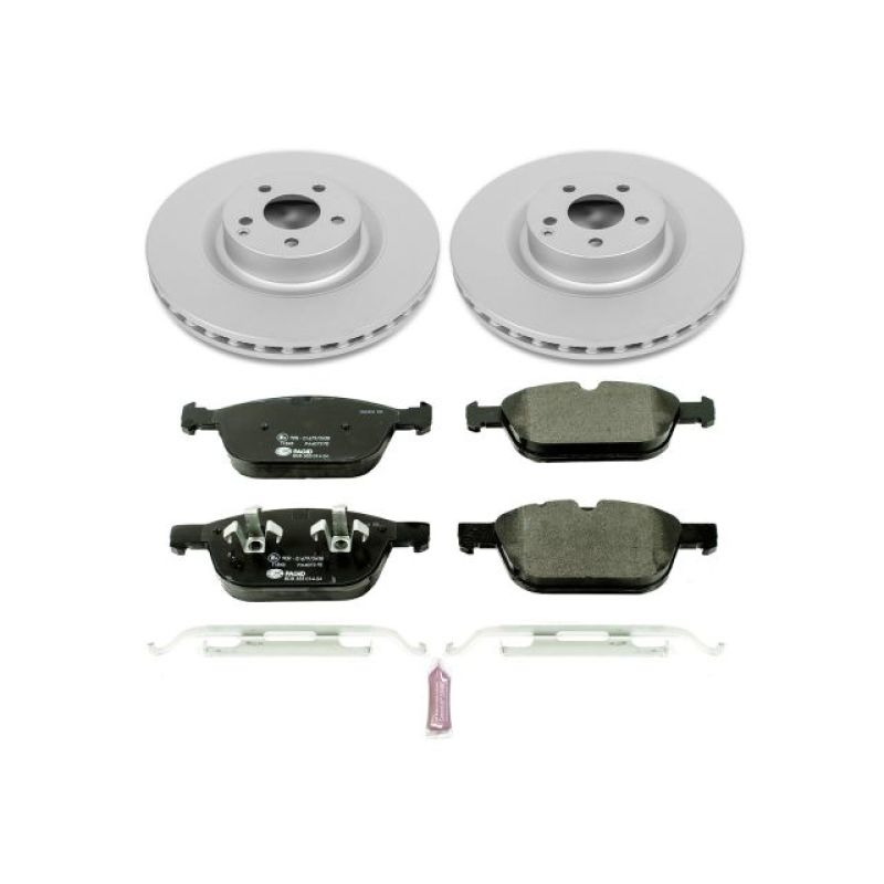 Power Stop 10-15 Volvo XC60 Front Euro-Stop Brake Kit PowerStop