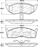 StopTech Premium Ceramic Brake Pads - 308.07300