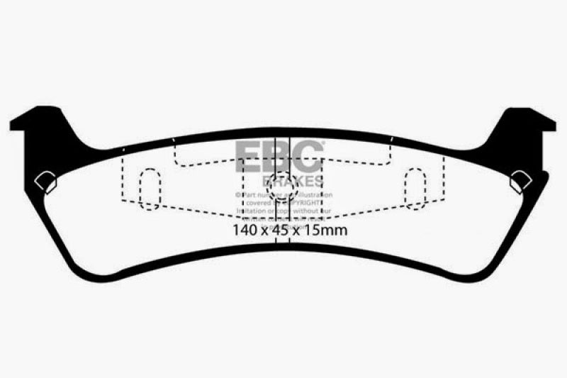 EBC Ultimax2 Rear Brake Pads - UD667 EBC