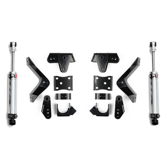 QA1 2019+ Chevrolet Silverado / GMC Sierra 1500 Double Adjustable Rear Drop Kit - 3in to 5in Drop