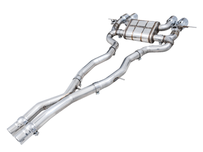 AWE SwitchPath Catback Exhaust for BMW G8X M3/M4 - Chrome Silver Tips AWE Tuning