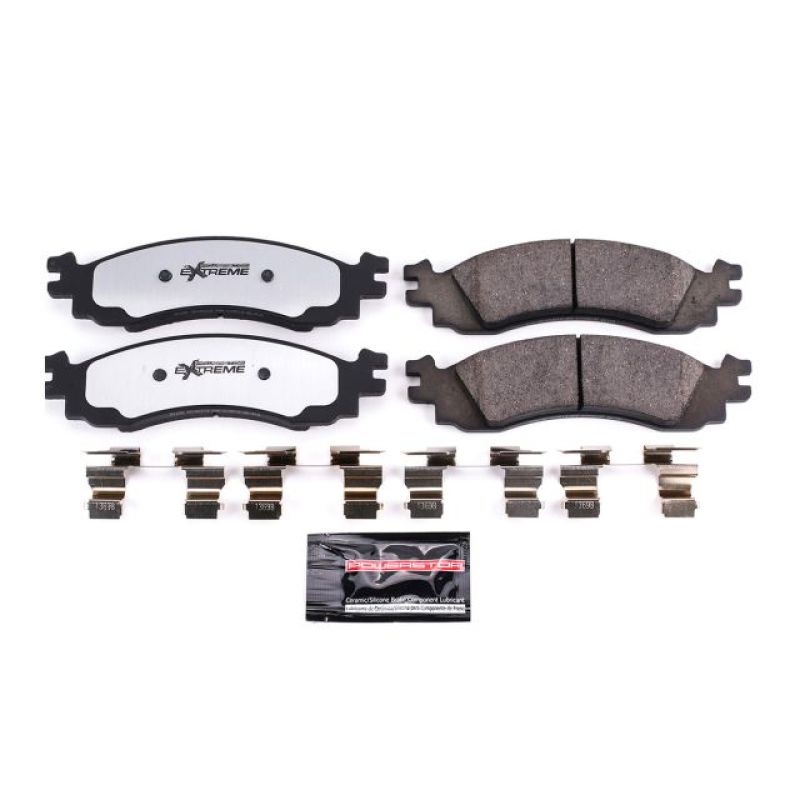 Power Stop 06-10 Ford Explorer Front Z36 Truck & Tow Brake Pads w/Hardware PowerStop
