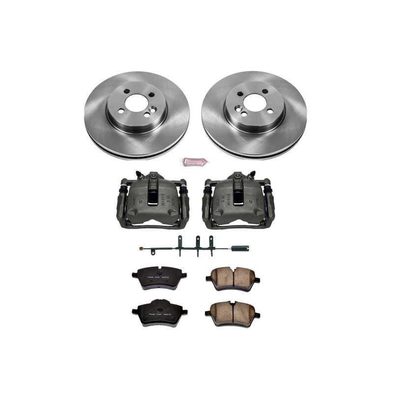 Power Stop 07-08 Mini Cooper Front Autospecialty Brake Kit w/Calipers PowerStop