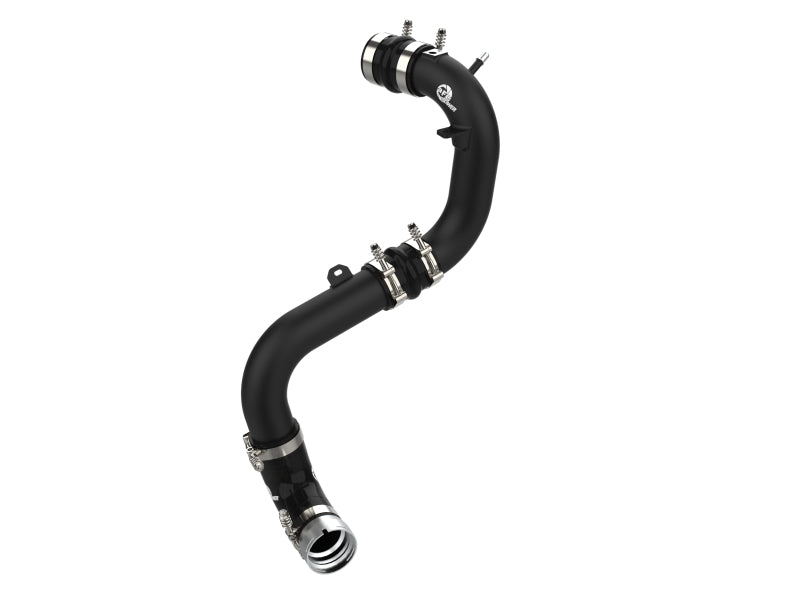 aFe 21-22 Ford Bronco V6-2.7Ltt BladeRunner 2.75in Alum Cold Charge Pipe - Black aFe