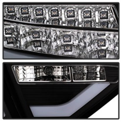 Spyder Audi A5 08-12 LED Tail Lights Black ALT-YD-AA508-LED-BK SPYDER