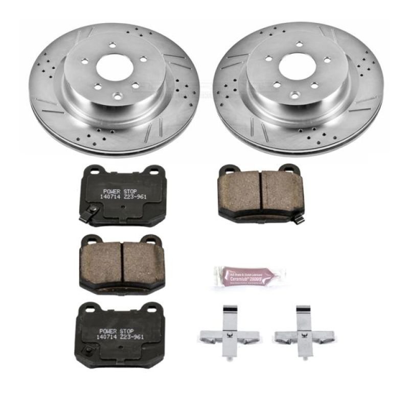 Power Stop 03-04 Infiniti G35 Rear Z23 Evolution Sport Brake Kit PowerStop