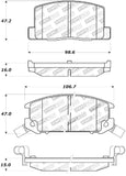 StopTech Premium Ceramic Brake Pads - 308.03090