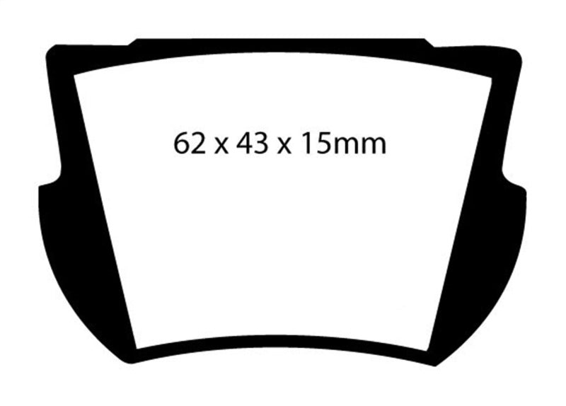 EBC GreenStuff Rear Brake Pads - DP2145 EBC
