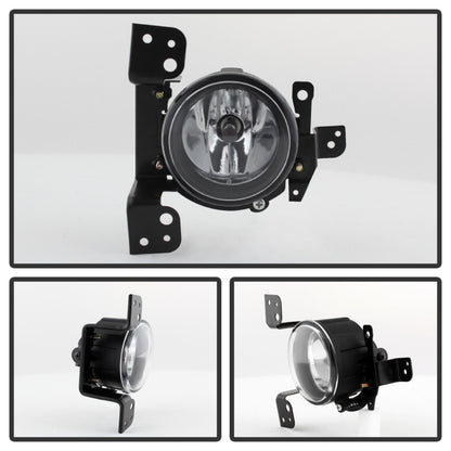 Spyder Mitsubishi Mirage 2014+ OEM Fog Lights w/Switch Clear FL-MM2014-C SPYDER