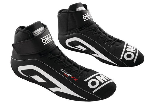 OMP ONE EVO FX SHOES FIA 8856-2018 BLACK SZ 48