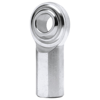 QA1 G Series 2-Pc Rod End - Female/Left Hand - 8mm Bore x M8x1.25 - Stainless Steel w/PTFE