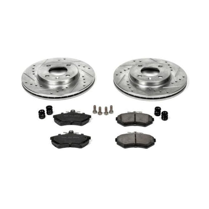 Power Stop 95-02 Volkswagen Cabrio Front Z23 Evolution Sport Brake Kit PowerStop