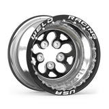 Weld Alumastar 2.0 15x13 / 5x4.5 BP / 3in. BS Black Wheel - Black Double Beadlock MT