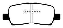 Load image into Gallery viewer, EBC YellowStuff Rear Brake Pads - DP41684R