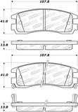 StopTech Premium Ceramic Brake Pads - 308.06980