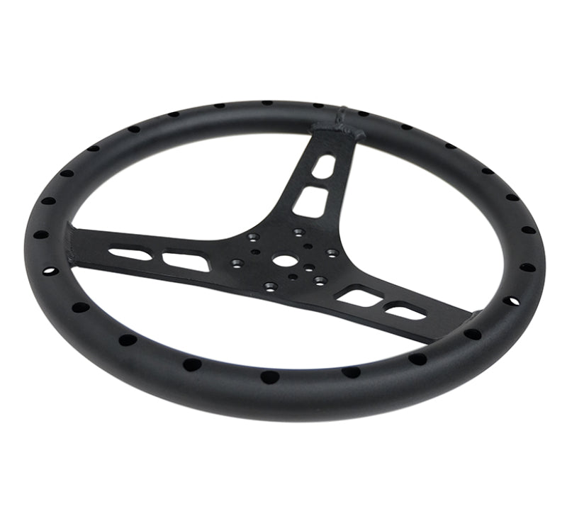NRG Reinforced Steering Wheel 350mm Sport Full Aluminum Light Weight Welded Steering Wheel - RST-025MB-1