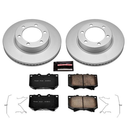 Power Stop 01-02 Toyota Sequoia Front Z17 Evolution Geomet Coated Brake Kit PowerStop