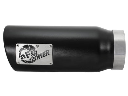 afe MACH Force-Xp Universal Exhaust Tip 4 IN Inlet x 5 IN Outlet x 12 IN L