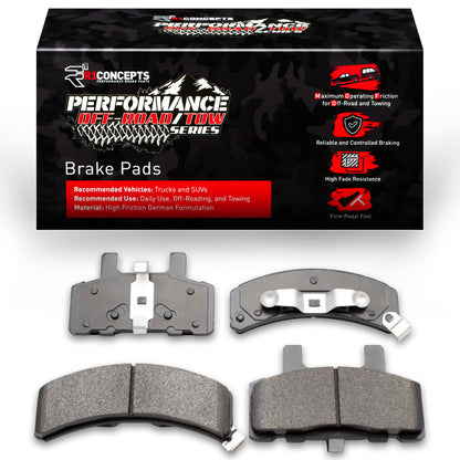 R1 88-02 GMC Savana 1500 Front Performance Off-Road/Tow Brake Pads