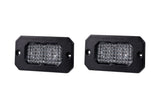 Diode Dynamics Stage Series 2 In LED Pod Pro - White Flood Flush RBL (Pair)