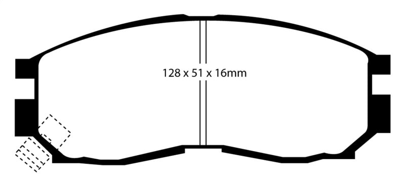 EBC RedStuff Front Brake Pads - DP3830C EBC