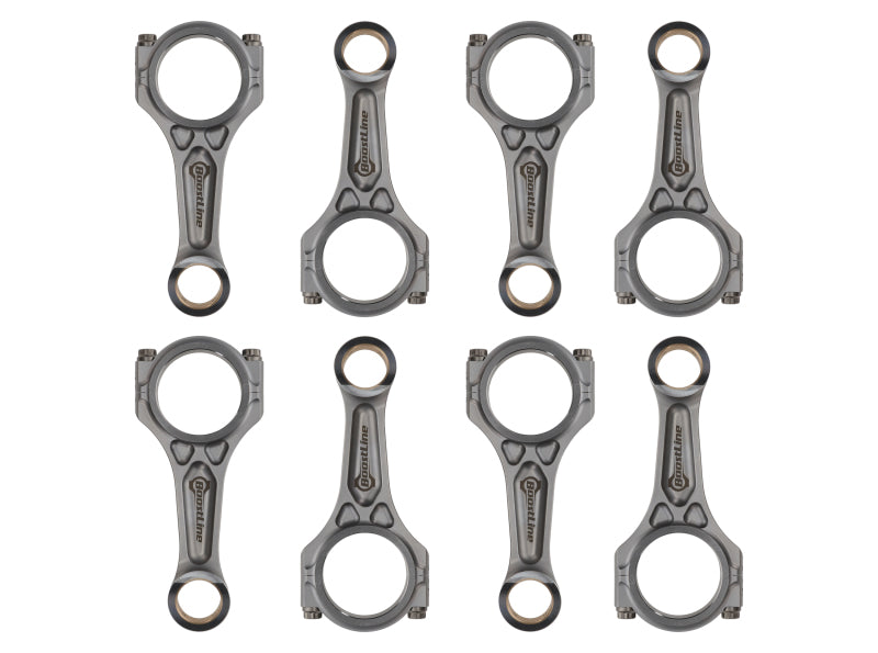BoostLine 01-10 (11-12 LML) GM Duramax 6.6L Diesel 6.418in Connecting Rod Kit Tapered Pin End GM6418-358