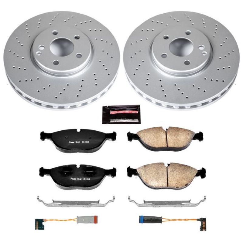 Power Stop 04-05 Mercedes-Benz E500 Front Z23 Evolution Sport Coated Brake Kit