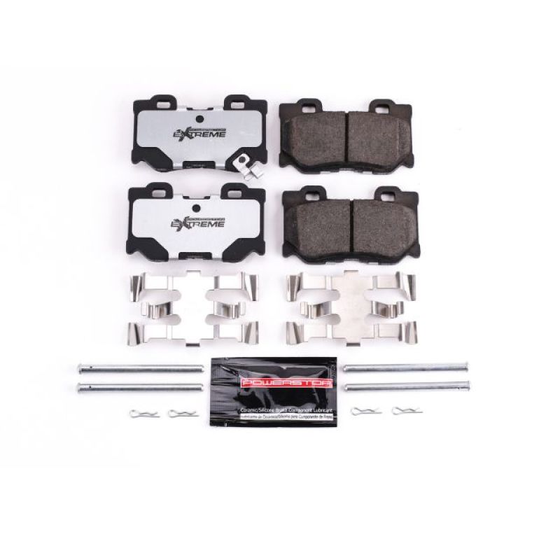 Power Stop 09-13 Infiniti FX50 Rear Z26 Extreme Street Brake Pads w/Hardware PowerStop
