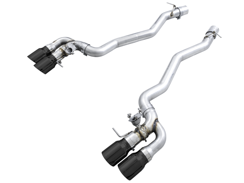 AWE Tuning 18-19 BMW M5 (F90) 4.4T AWD Cat-back Exhaust - Track Edition (Diamond Black Tips) AWE Tuning