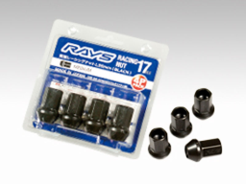 Rays 17 Hex Racing Lock Set L35 M12x1.50 - Black (4 Pieces) Rays