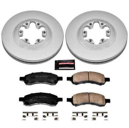 Power Stop 09-12 Chevrolet Colorado Front Z17 Evolution Geomet Coated Brake Kit PowerStop