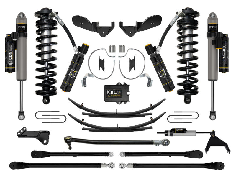 ICON 2023 Ford F250/F350 4-5.5in Stage 8 Coilover Conversion System w/ Expansion Packs