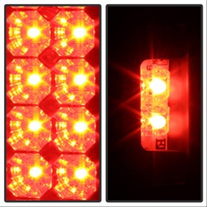 Spyder Ford F150 side 97-03/F250 Super Duty 99-07 LED Tail Lights Blk Smke ALT-YD-FF15097-LED-BSM SPYDER