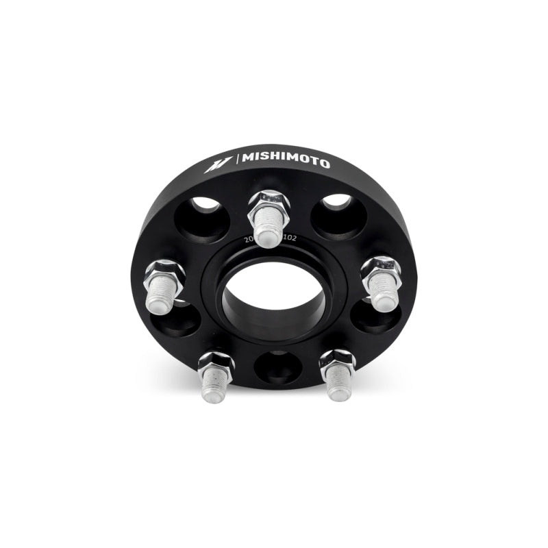 Mishimoto Wheel Spacers - 5x120 - 64.1 CB - M14 x1.5 - 25mm - BK Mishimoto