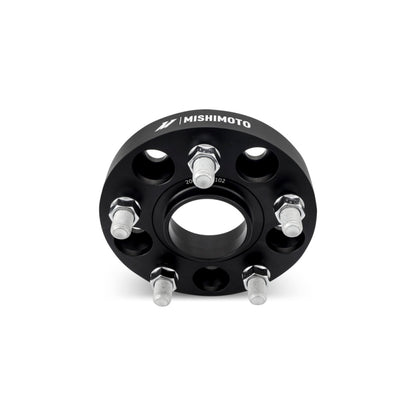 Mishimoto Wheel Spacers - 5x120 - 64.1 CB - M14 x1.5 - 25mm - BK Mishimoto