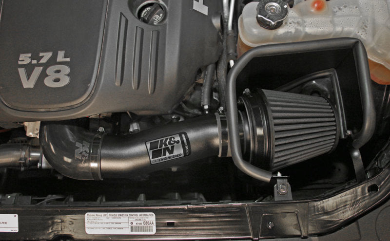 K&N Dodge/Chrysler 5.7/6.1L V8 Black Performance Intake Kit K&N Engineering