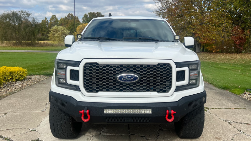 Fishbone Offroad 2015+ Ford F150 / 2017+ Raptor Pod Light Bracket - Black Fishbone Offroad