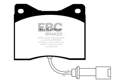 EBC RedStuff Front Brake Pads - DP3753C EBC