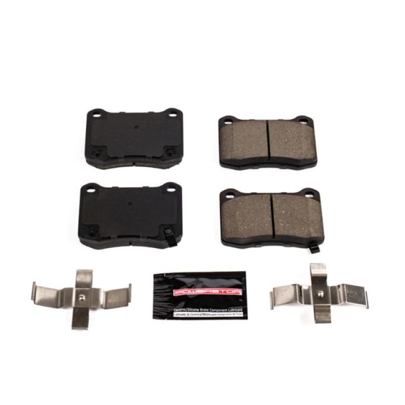 Power Stop 08-14 Lexus IS F Rear Z23 Evolution Sport Brake Pads w/Hardware PowerStop