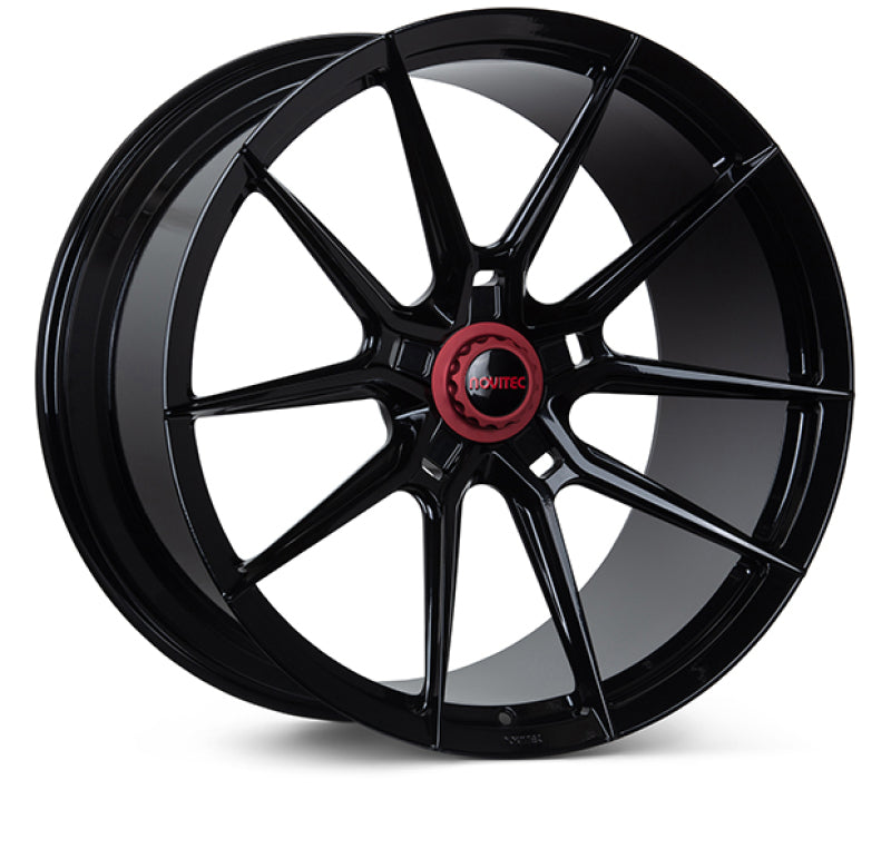 Vossen x Novitec NF10 21x9.5 ET:38 Gloss Black Ferrari 296 Front Wheel