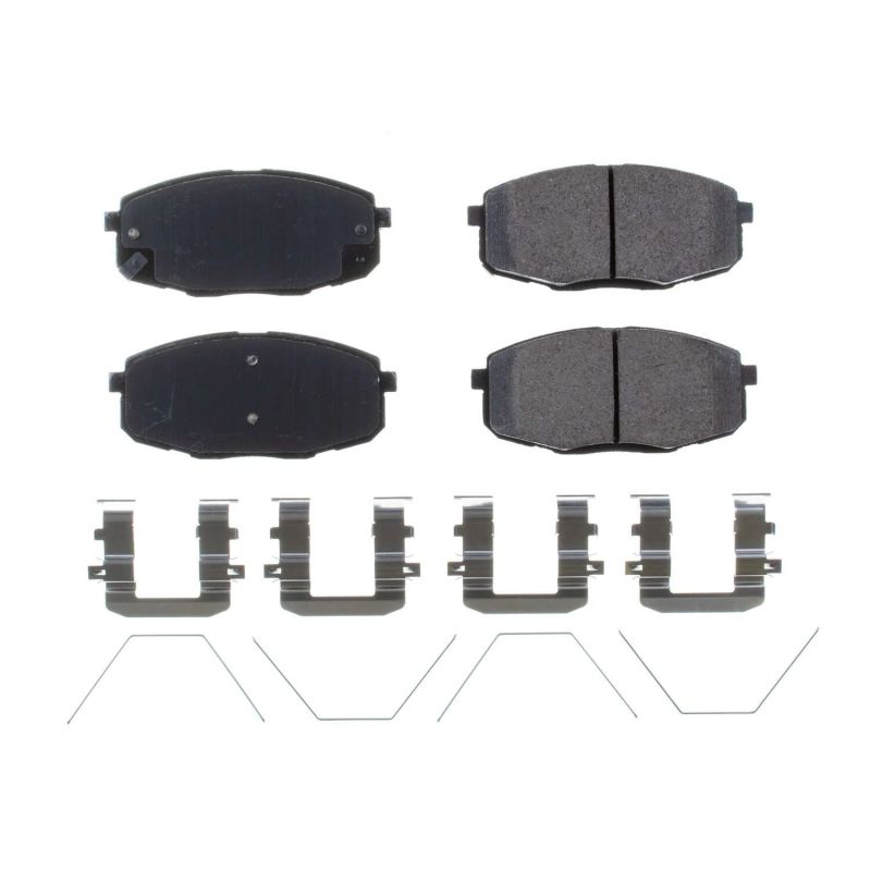 Power Stop 2017 Kia Soul Front Z17 Evolution Ceramic Brake Pads w/Hardware PowerStop