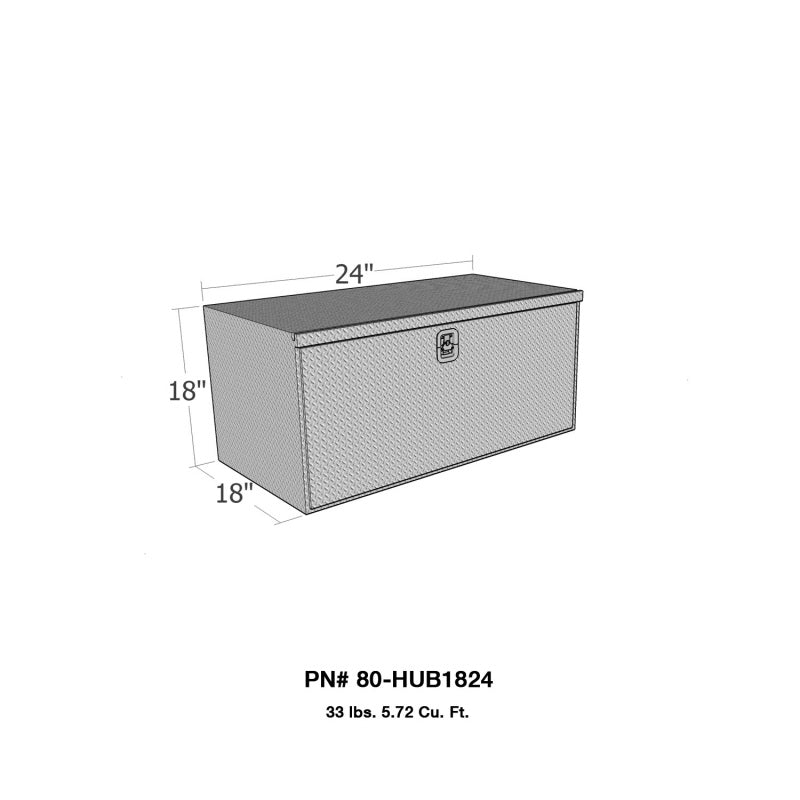 Westin/Brute HD Under Body 18in x 18in Drop Down Door - Aluminum