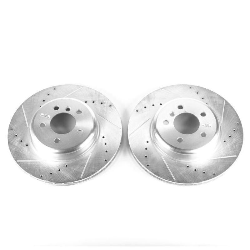 Power Stop 10-17 BMW 535i GT Rear Evolution Drilled & Slotted Rotors - Pair PowerStop