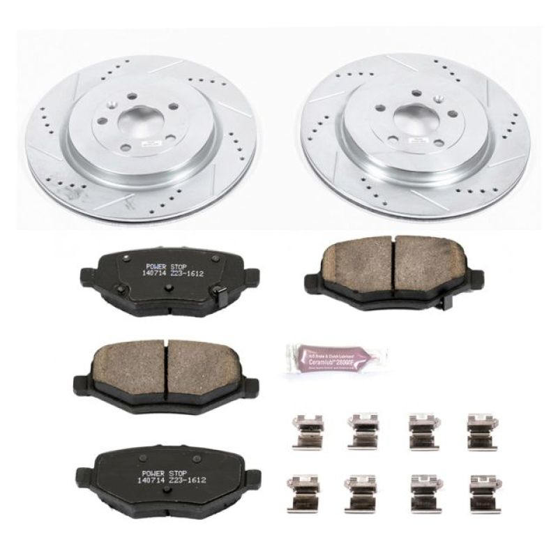 Power Stop 13-19 Ford Explorer Rear Z23 Evolution Sport Brake Kit PowerStop