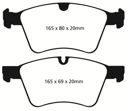 EBC YellowStuff Front Brake Pads - DP41860R EBC