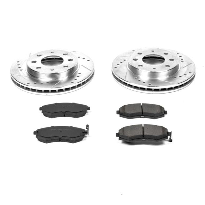 Power Stop 98-01 Hyundai Elantra Front Z23 Evolution Sport Brake Kit PowerStop