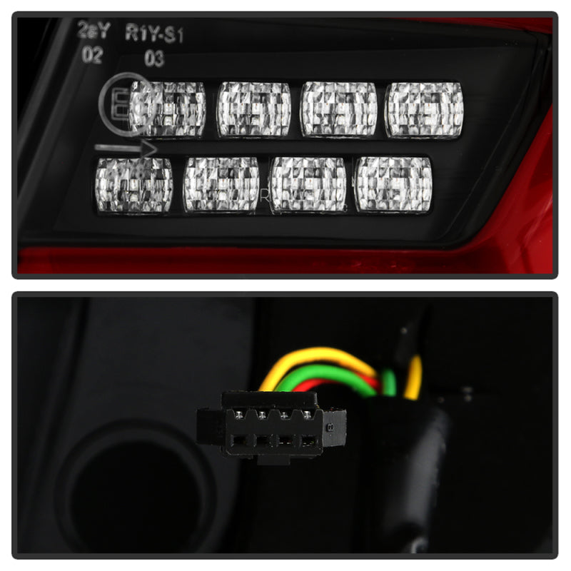 Spyder 11-17 BMW 5 Series F10 F18 M5  Sequential Turn Signal LED Tail Light - BK ALT-YD-BMWF1011-BK SPYDER