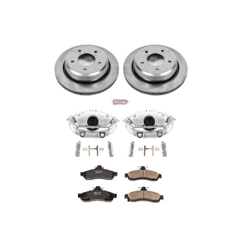 Power Stop 94-96 Chevrolet Caprice Rear Autospecialty Brake Kit w/Calipers PowerStop