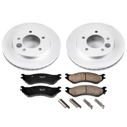 Power Stop 97-02 Ford Expedition Front Z17 Evolution Geomet Coated Brake Kit PowerStop